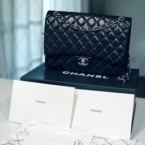 **SOLD**Chanel Classic Maxi Handbag - Picture 1 of 4